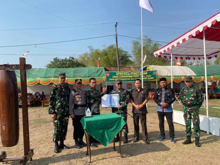 Wakapolres Blora Hadiri Penutupan TMMD Sengkuyung Tahap III di Sambonganyar