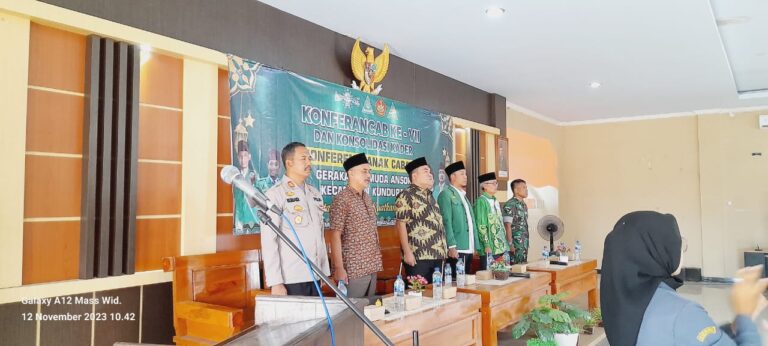 Sodik Terpilih Menjadi Ketua PAC GP Ansor Kunduran Masa Khidmat 2023-2025