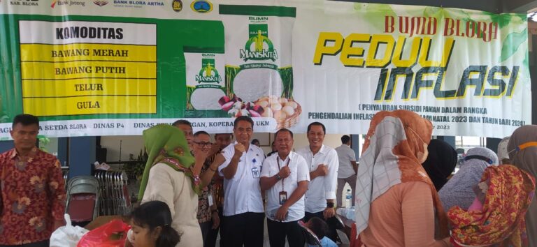 BUMD Blora Peduli Inflasi, Gelar Pasar Murah di Tiga Kecamatan
