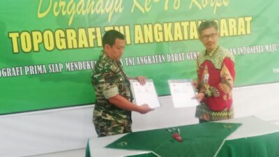 Tingkatkan Mutu Lulusan, SMK Negeri 1 Kunduran Bekerja Sama dengan Korps Topografi KODAM IV / Diponegoro