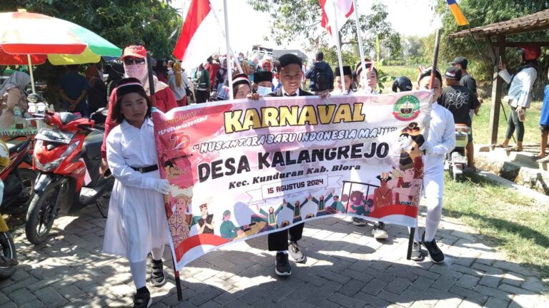 Meriah, Karnaval Agustusan di Desa Kalangrejo-Kunduran Diikuti Warga Tiga Pedukuhan