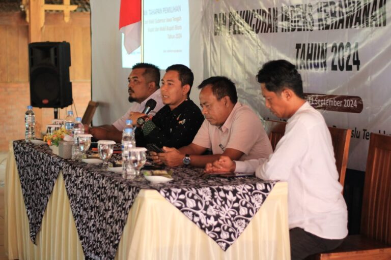 Bawaslu Blora Luncurkan IKP 2024, Media dan Aparat Berperan Aktif Jaga Pemilu Aman