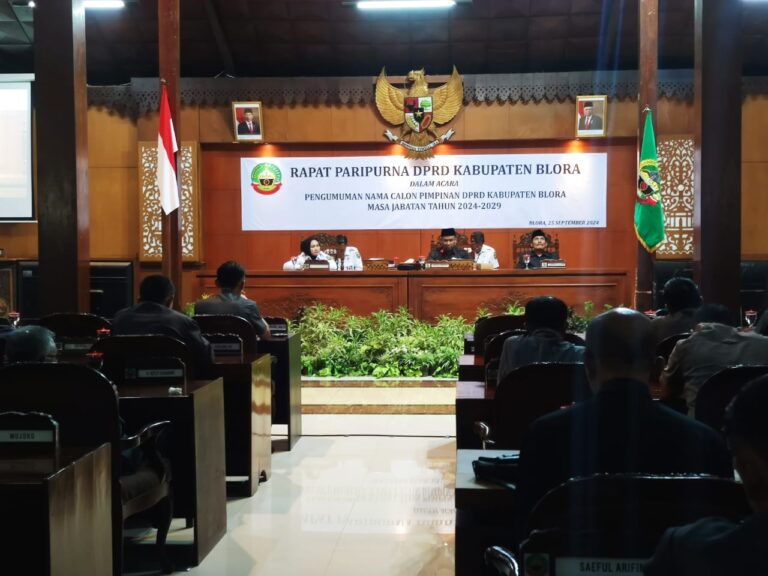 Politisi PKB, Mustofa Resmi Jabat Ketua DPRD Blora Periode 2024-2029