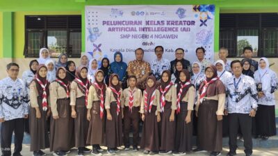 SMP Negeri 4 Ngawen Gelar Workshop Jurnalistik Era AI dan Luncurkan Kelas Kreator Cerdas AI