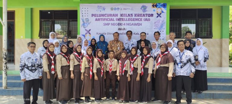 SMP Negeri 4 Ngawen Gelar Workshop Jurnalistik Era AI dan Luncurkan Kelas Kreator Cerdas AI