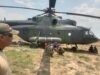 Ada Gangguan Mesin, Helikopter TNI AD Mendarat Darurat di Persawahan Randublatung-Blora