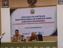 Sekda Blora Lantik 17 PNS dalam Jabatan Fungsional