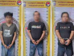 Polisi Tangkap 3 Pelaku Pengedar Sabu di Gang Perumahan Desa Blaru Pati