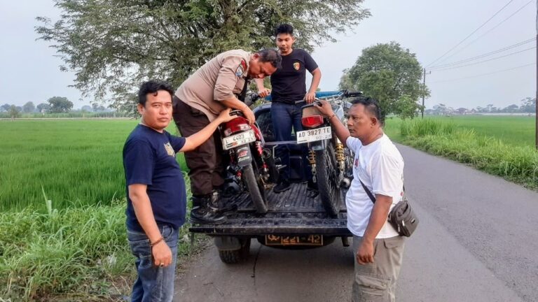Patroli Balap Liar di Pati, Polsek Wedarijaksa Amankan 2 Motor