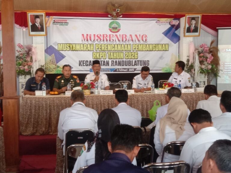 Musrenbang di Kecamatan Randublatung Bahas RKPD Tahun 2026