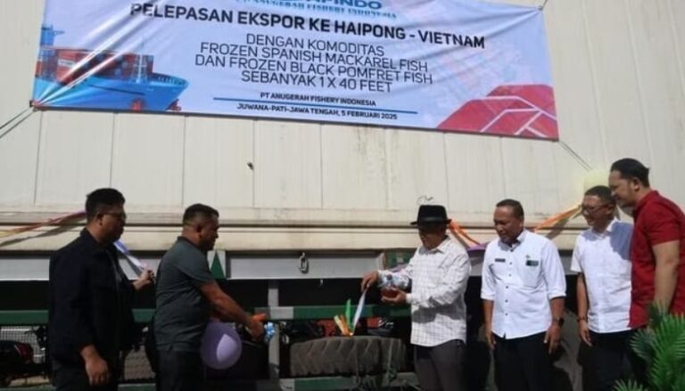 Angkat Potensi Perikanan Pati, PT Anugerah Fishery Indonesia Ekspor Puluhan Ton Ikan ke Vietnam