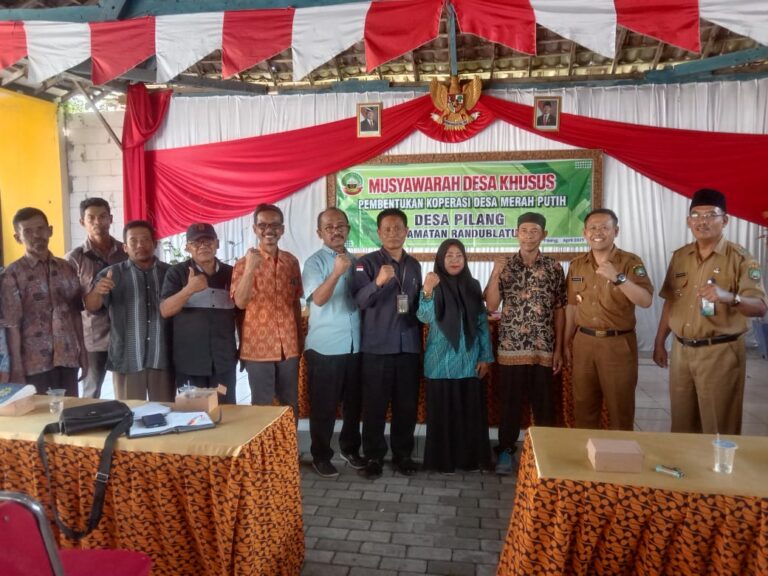 Musdes Khusus Desa Pilang: Wujudkan Koperasi Merah Putih Demi Kesejahteraan Masyarakat