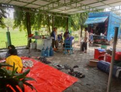 Akibat Dampak Banjir, Dinas Sosial P3A Blora Gelar Dapur Umum di Desa Mojorembun