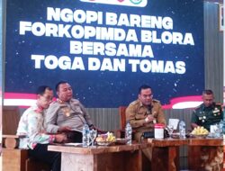 Ngopi Bareng Forkopimda untuk Menjaga Kondusifitas Wilayah Kabupaten Blora