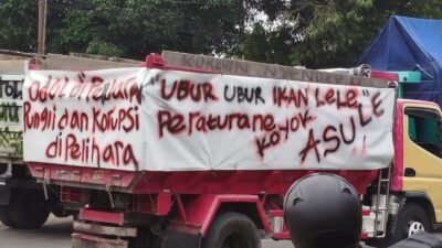 Ratusan Sopir Truk Demo Aturan ODOL, Jalan Lingkar Selatan Pati Nyaris Lumpuh