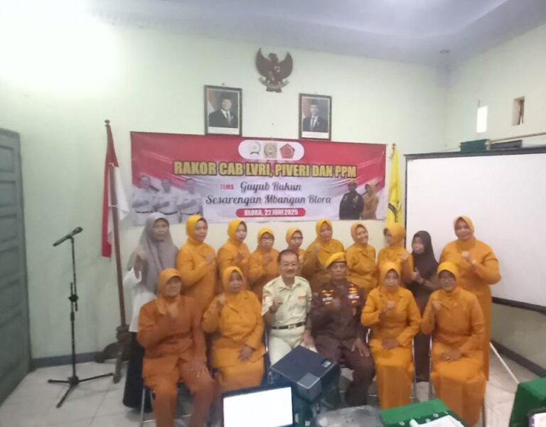 Rakor LVRI Blora: Wujudkan Soliditas Pejuang dan Generasi Penerus