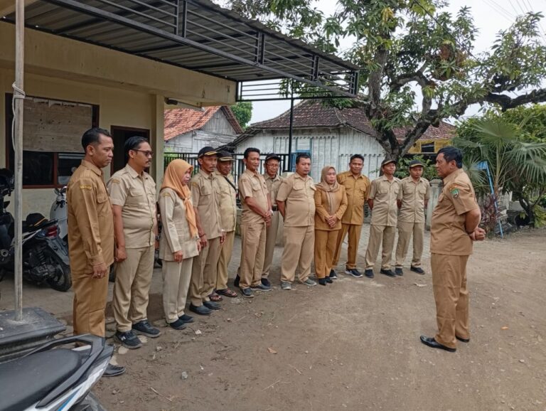 Apel Pagi Desa Sumberjo Rutin Dilaksanakan Setiap Hari Senin