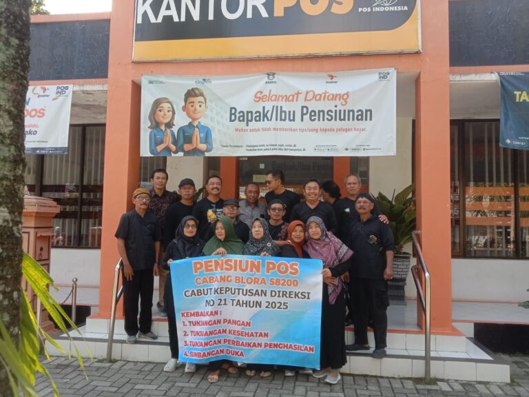 Pensiunan Pos Indonesia Cabang Blora Bergerak: Bersatu Menuntut Dicabutnya Keputusan Direksi No. 21 Tahun 2025