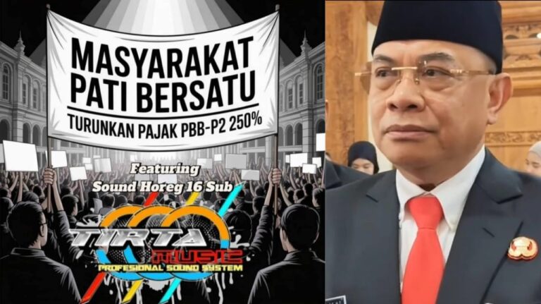 Warga Pati Siapkan Aksi “Sound Horeg” Tolak Kenaikan PBB, Bupati Sudewo: Saya Tak Akan Mundur!