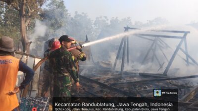 Ditinggal Ngarit, Rumah Sugirah Ludes Terbakar – Dua Ekor Sapi dan Perabotan Ikut Hangus