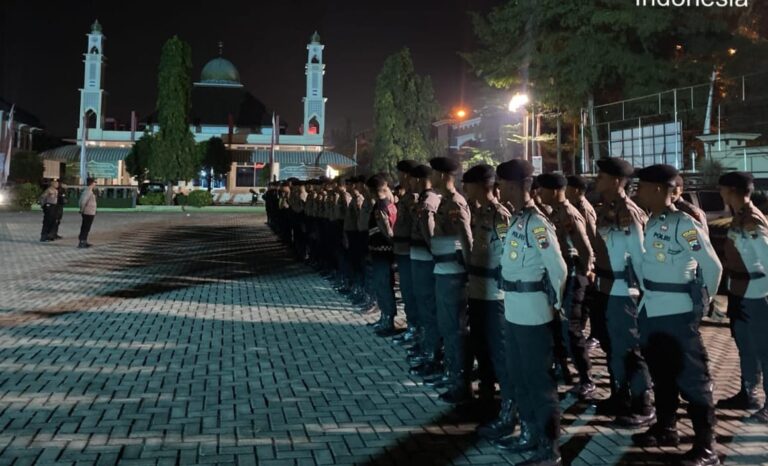 Antisipasi Gejolak, Polresta Pati Turunkan Pasukan Patroli di Malam Menjelang Aksi