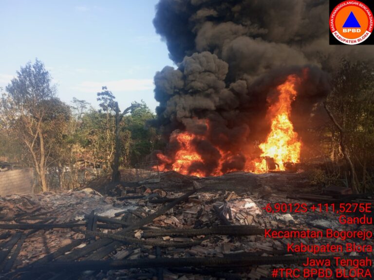 Tragis! Kebakaran Sumur Gas di Blora Tewaskan 3 Orang, Puluhan Warga Mengungsi