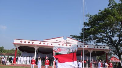 Semarak, Upacara HUT RI ke-80 Tingkat Kecamatan Randublatung di Lapangan Gelora