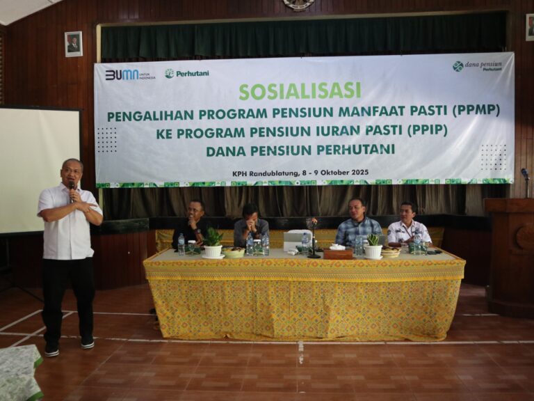 Dapen Bersama KPH Randublatung Gelar Sosialisasi Peralihan Dana Pensiun Program PPMP Menjadi PPIP