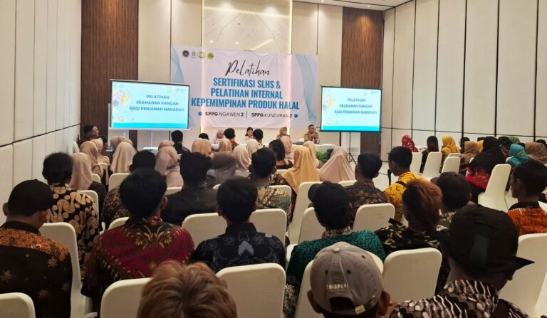 Pelatihan Sertifikasi SLHS dan Kepemimpinan Produk Halal Hadirkan Narasumber dari Dinas Kesehatan Blora