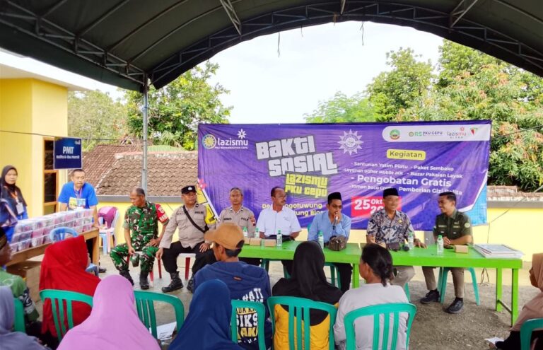 Bakti Sosial Lazismu Cepu dan Desa Tlogotuwung, Bukti Nyata Kepedulian Sesama