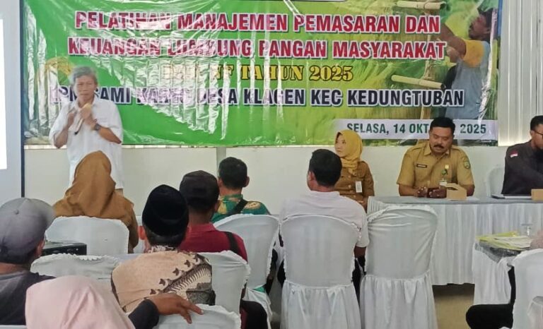 Pelatihan Manajemen Stok dan Kemasan Produk Dorong Inovasi Lumbung Pangan Desa Klagen