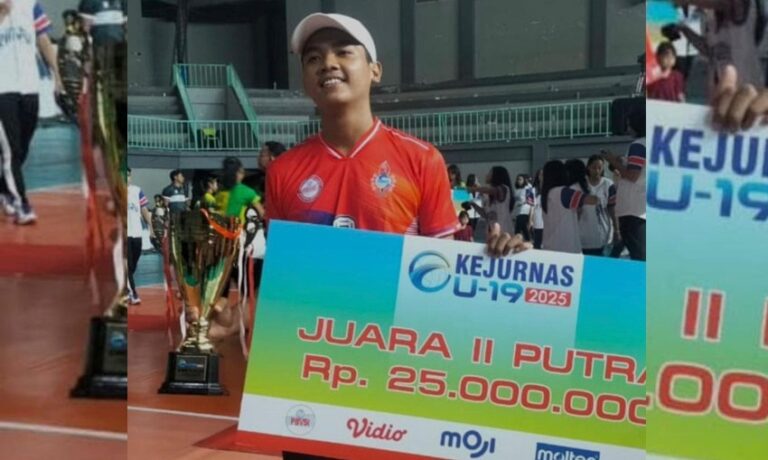Kevin Bawa Harum Nama Blora di Kejurnas Bola Voli U-19