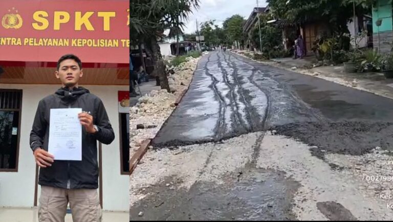 Diduga Ada Pengrusakan dan Penghambatan, Proyek Pengecoran Jalan di Desa Palon Dilaporkan ke Polisi