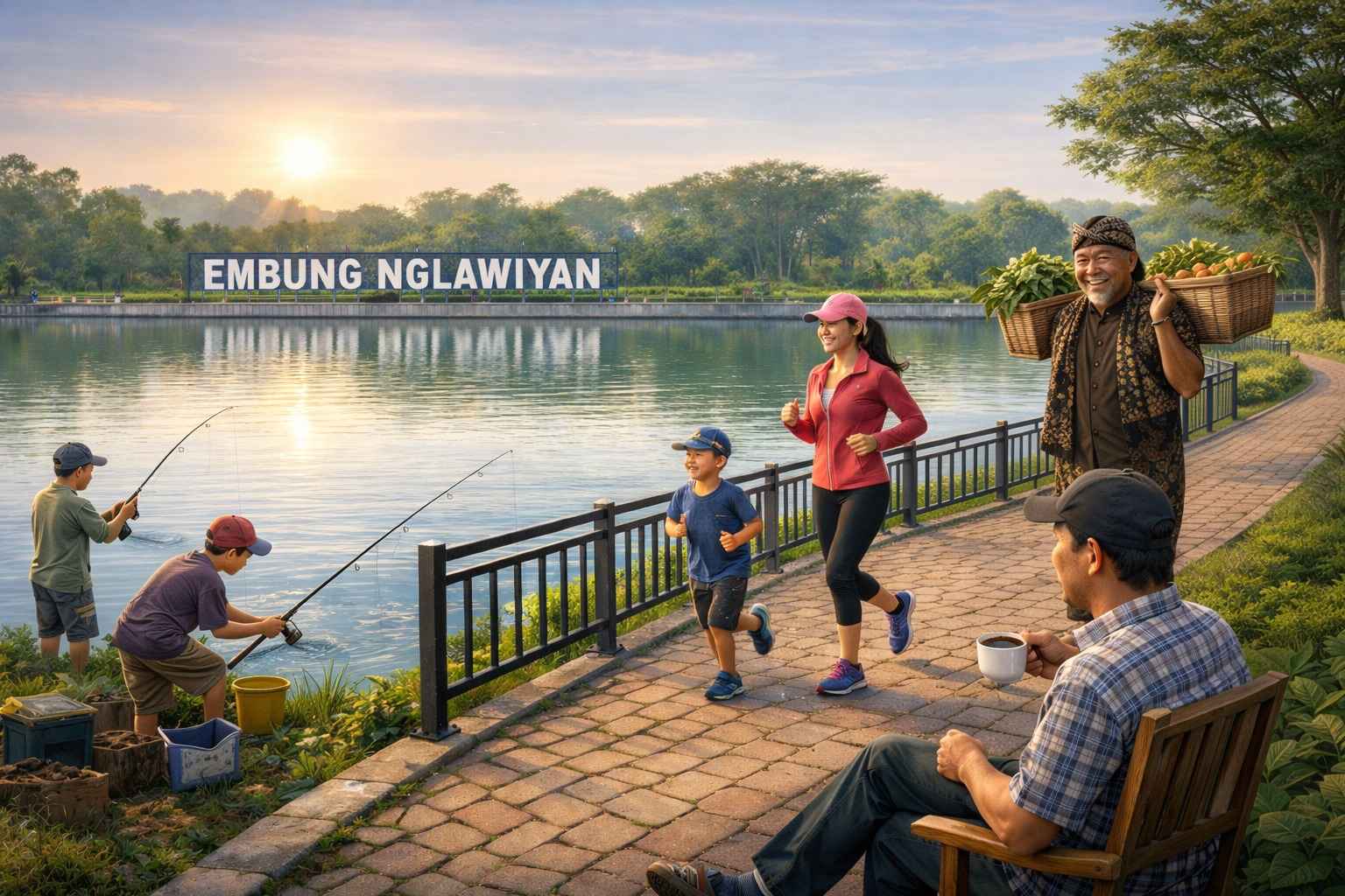 Dari Air yang Ditampung, Harapan yang Mengalir di Embung Nglawiyan