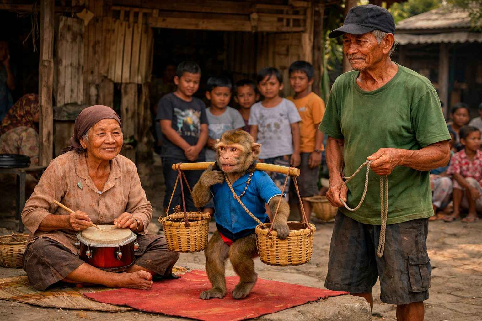 Ledek Kethek di Pagi Ramadan: Ketegaran Mbah Jamin dan Mbah Karmi Menjemput Rezeki