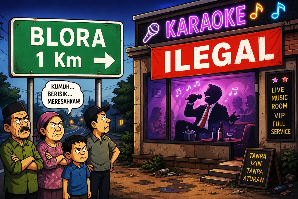 Ngancar Kian “Gelap”: Dugaan Pembiaran Karaoke Ilegal dan Kamtibmas Memburuk