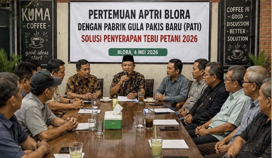 APTRI Ambil Alih: Tebu Blora Tahun Ini Diserap Pakis Baru, Bukan GMM Bulog
