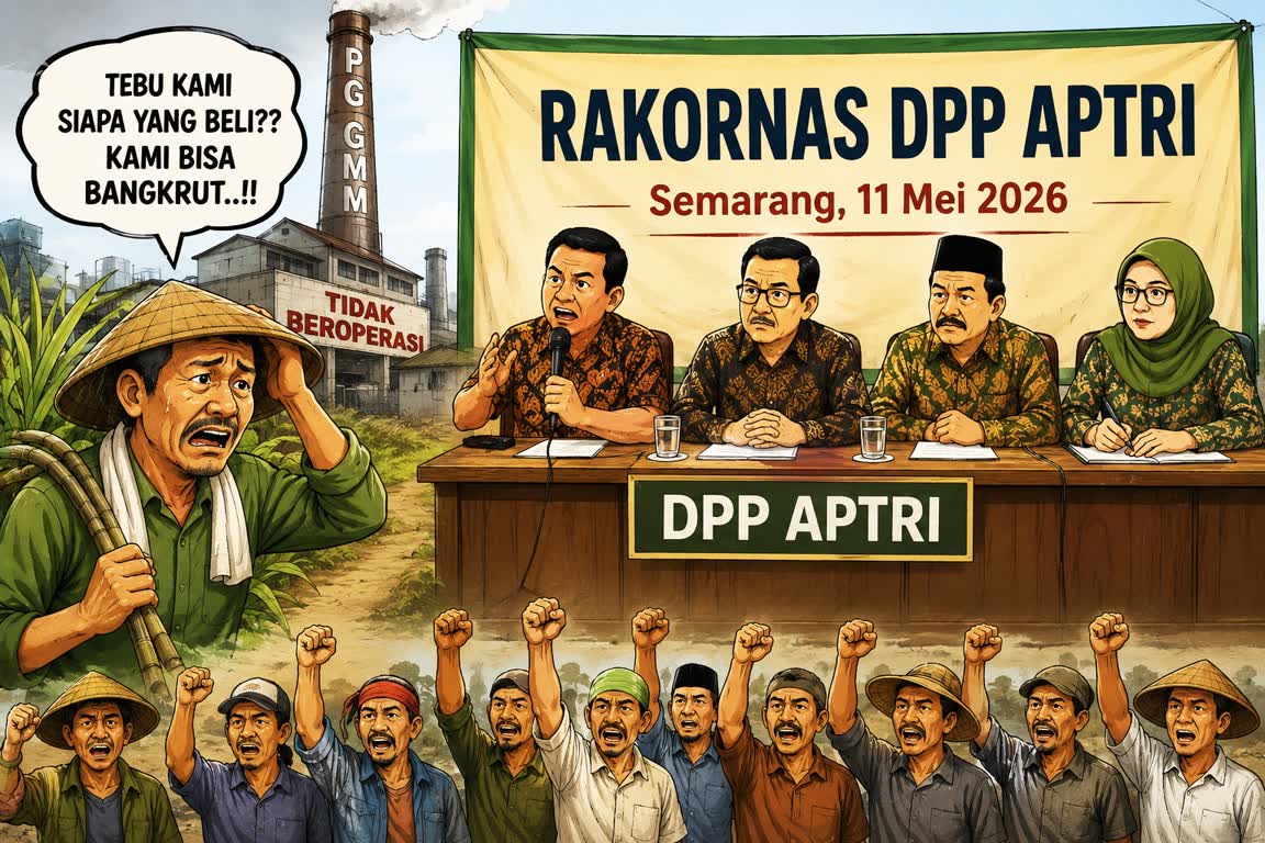 30 Ribu Petani Terancam Bangkrut, APTRI Blora Ngamuk di Rakornas Nasional